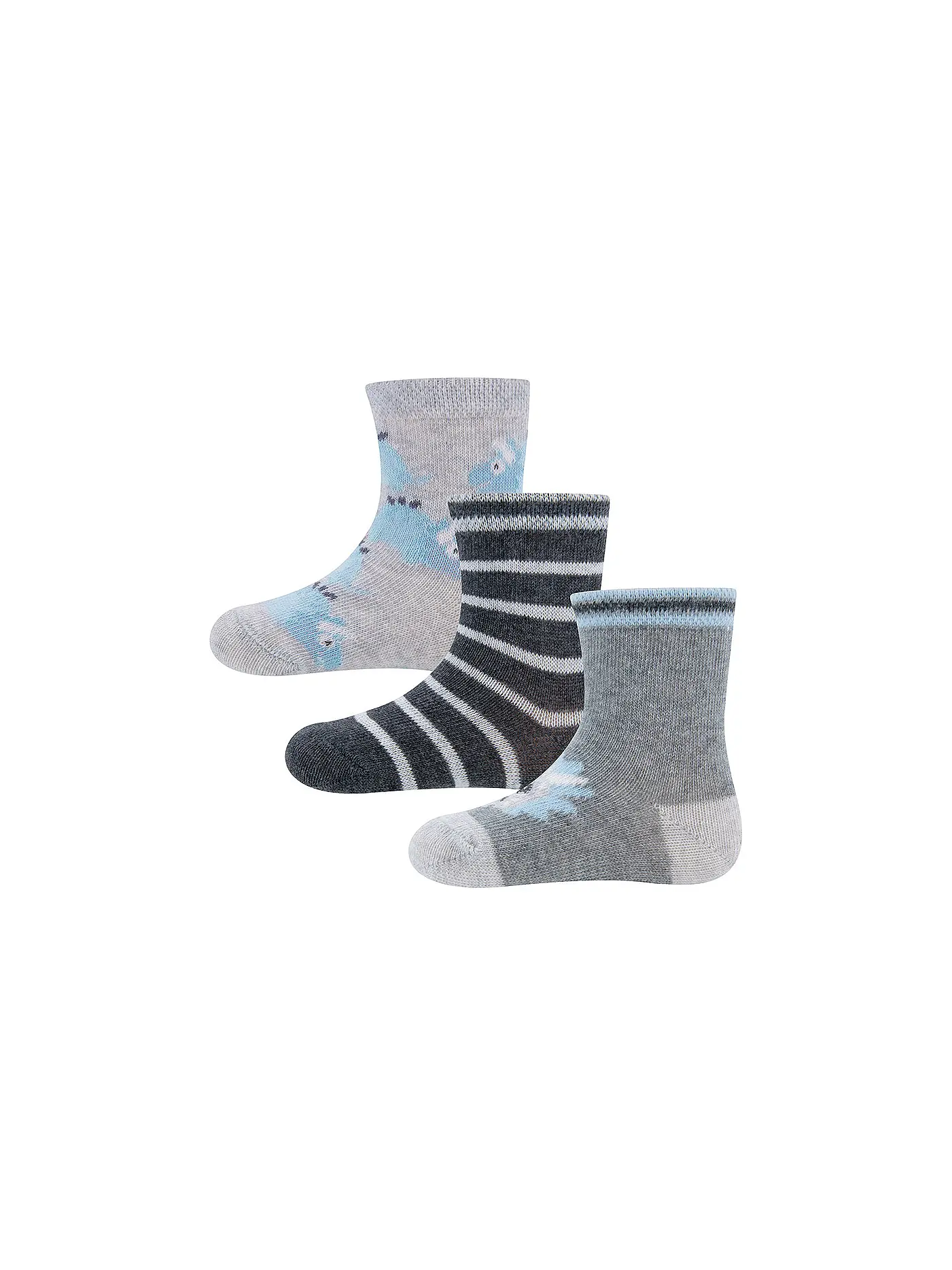 EWERS | Jungen Socken 3er Pkg grau | 